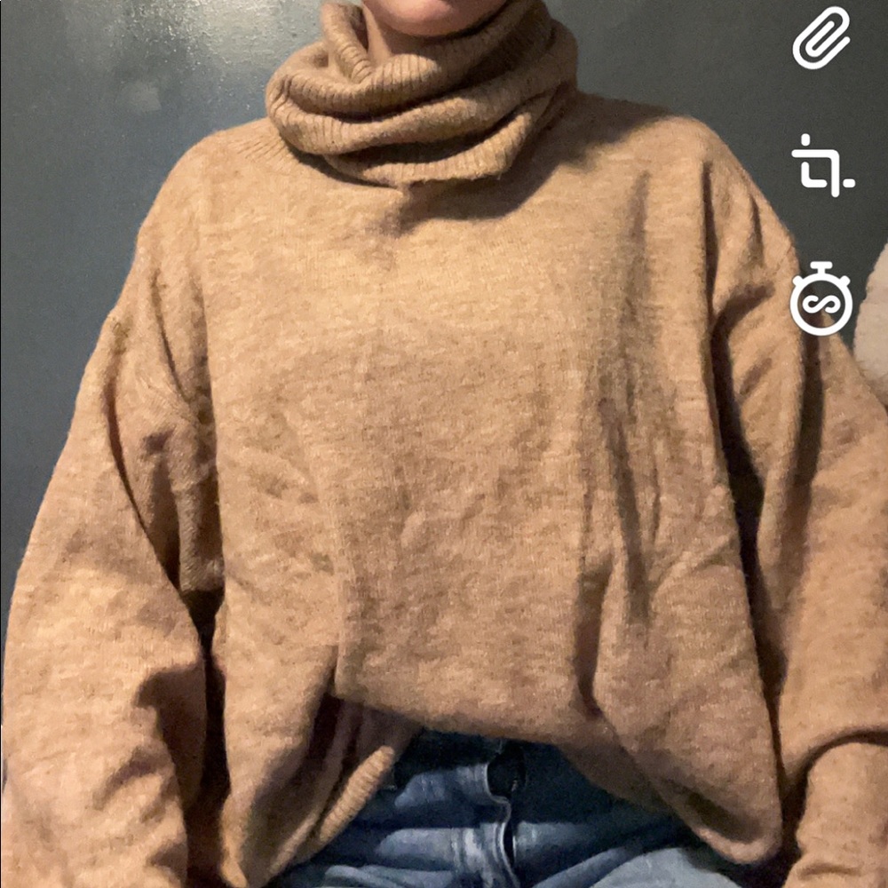 Cute beige turtleneck